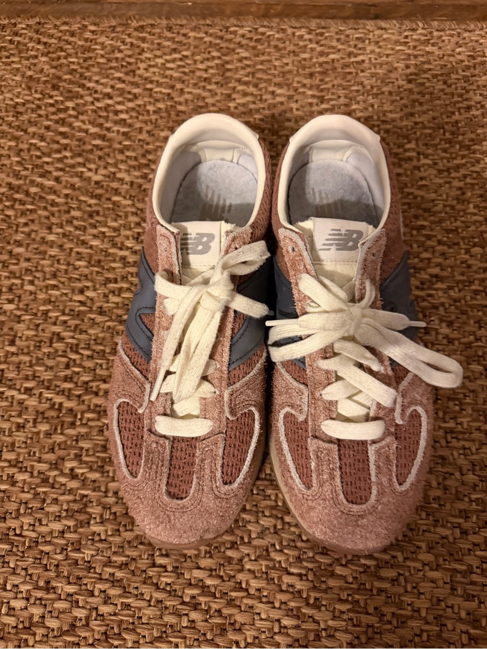 New Balance 471 suede Pecan/Black Cement Sneakers size W7.5/M6